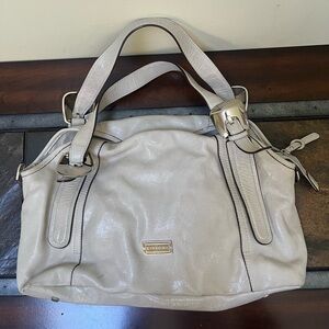 Dissona white leather bag